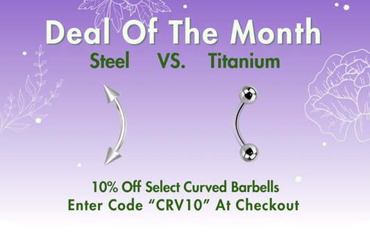 Steel And Titanium Curved Barbells Available For Less!