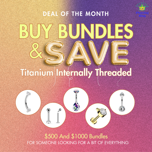 🤩 Titanium Interally Threaded Jewellery Bundles 🤩