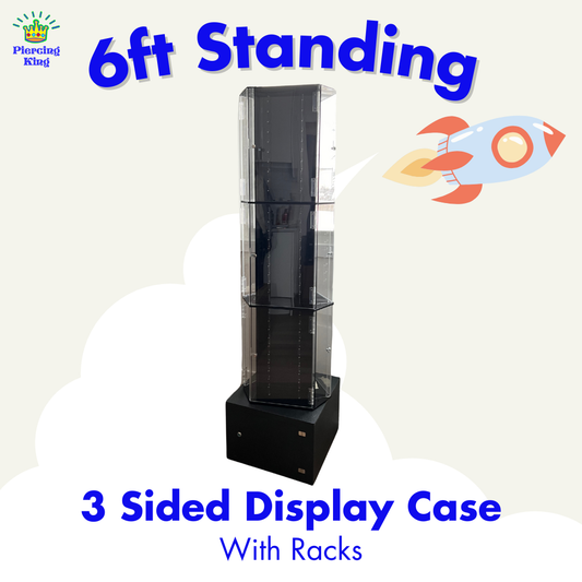💎 Standing Display Case with Racks 💎