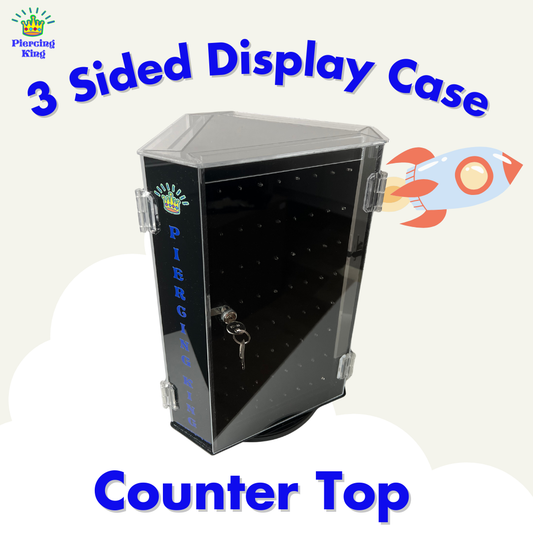 3 Sided Counter Top Display Case 🤩