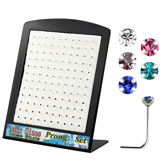 Nose Studs - 120 Piece Display