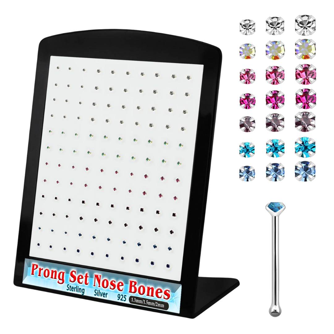 Nose Studs - 120 Piece Display