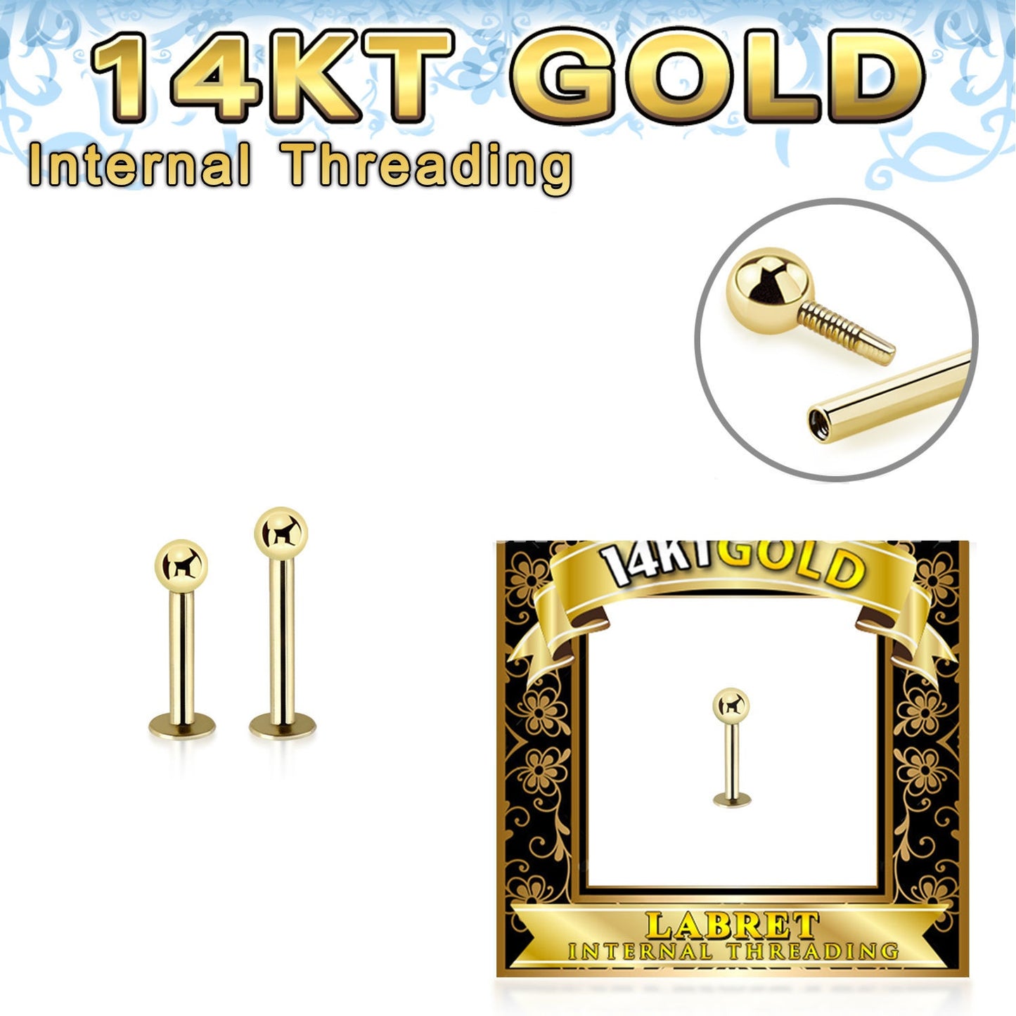 Labrets - 14 Karat Gold IT