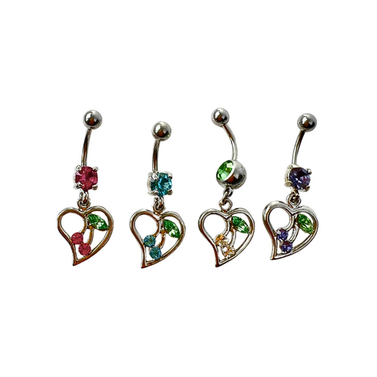 Belly Ring - H Cherry