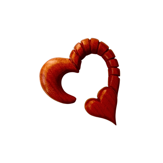 Last Chance Packs - Organics Pairs - Wood Double Heart