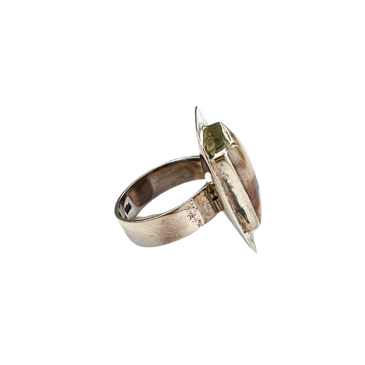 Rings - Honey Brown Square Gemstone
