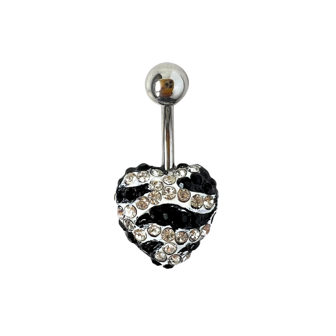 Last Chance Packs - Belly Ring - Tiffany Heart