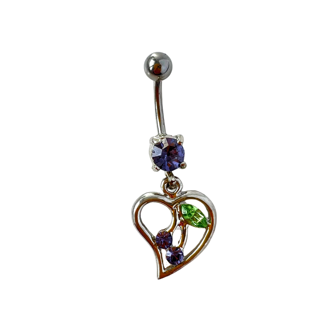 Belly Ring - H Cherry