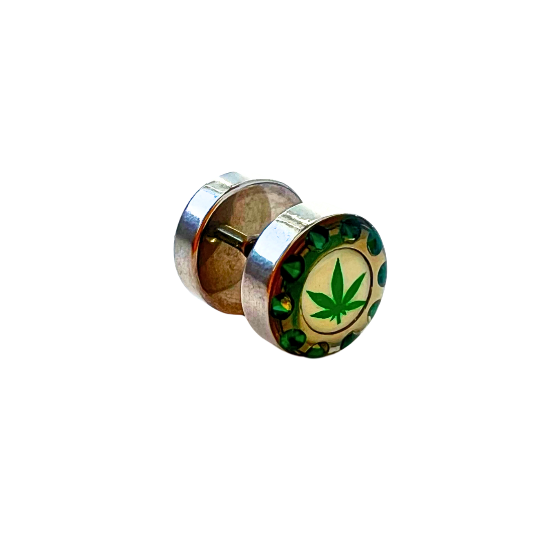 Faux Plugs - Jewelled Logo