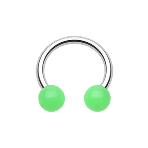 Circular Barbell - Acrylic Balls