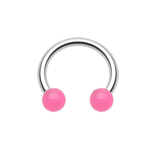 Circular Barbell - Acrylic Balls