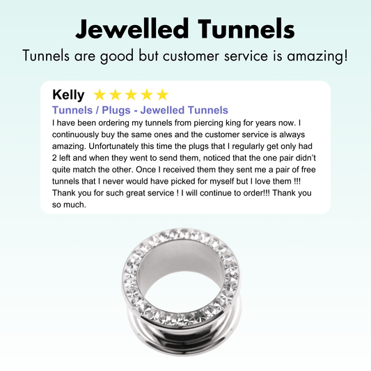 Tunnels / Plugs - Jewelled Tunnels