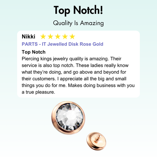 PARTS - IT Jewelled Disk Rose Gold