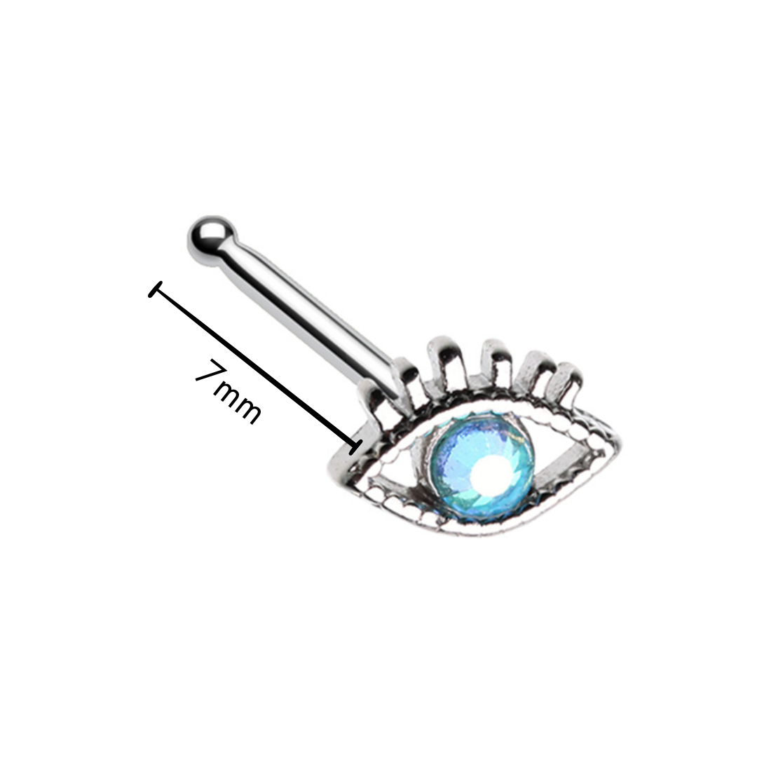 Nose Stud - Evil Eye