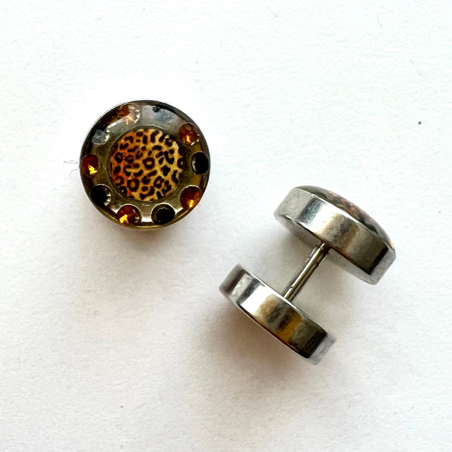Faux Plugs - Jewelled Logo