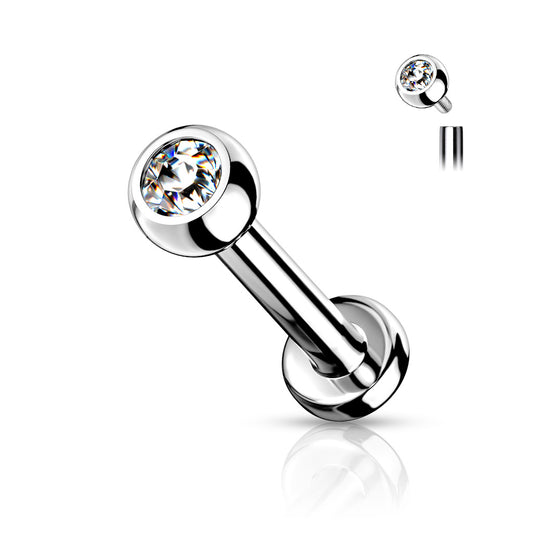 Labrets - TITANIUM - IT Jewelled Balls