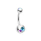 Belly Ring - Double Jewel (Retail)