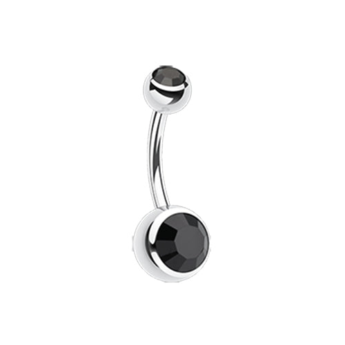 Belly Ring - Double Jewel (Wholesale)