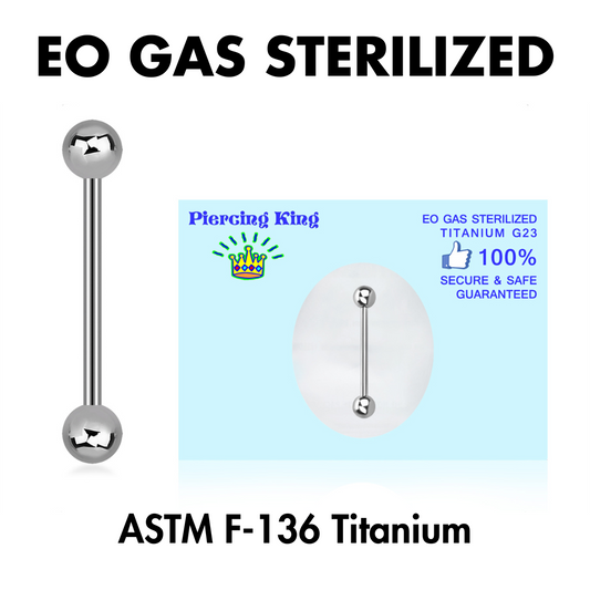 Pre-Sterilized - TITANIUM - Barbells