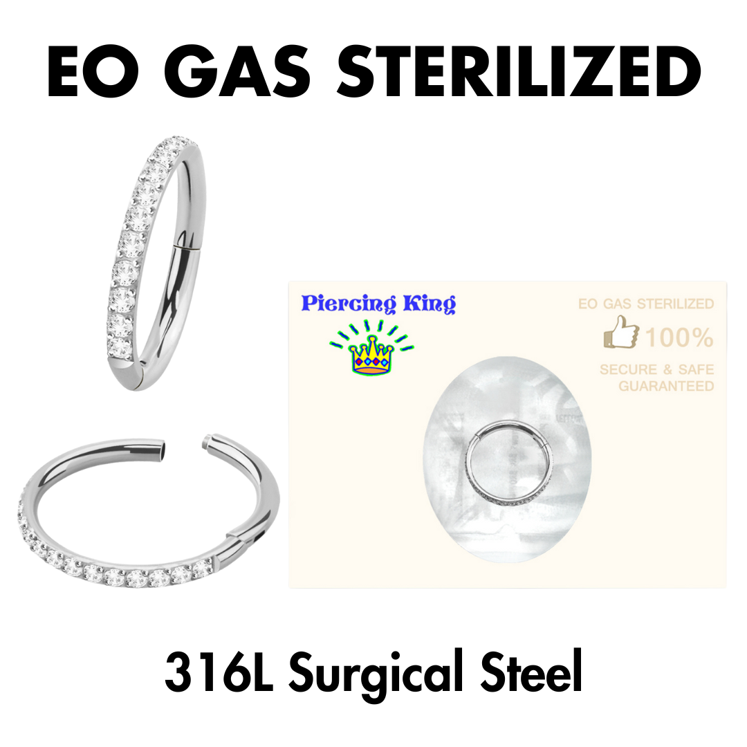Pre-Sterilized - Segment Ring With Side Facing Gems