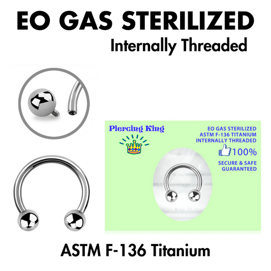 Pre-Sterilized - TITANIUM - IT Circular Barbells