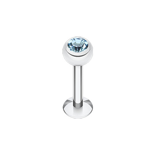 Labrets - Surgical Steel With Jewelled Ball