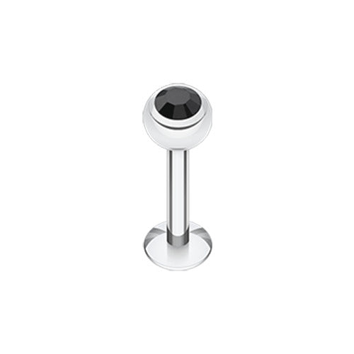 Labrets - Surgical Steel With Jewelled Ball