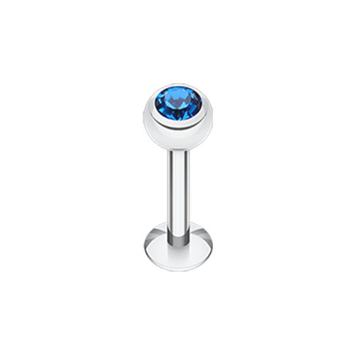 Labrets - Surgical Steel With Jewelled Ball