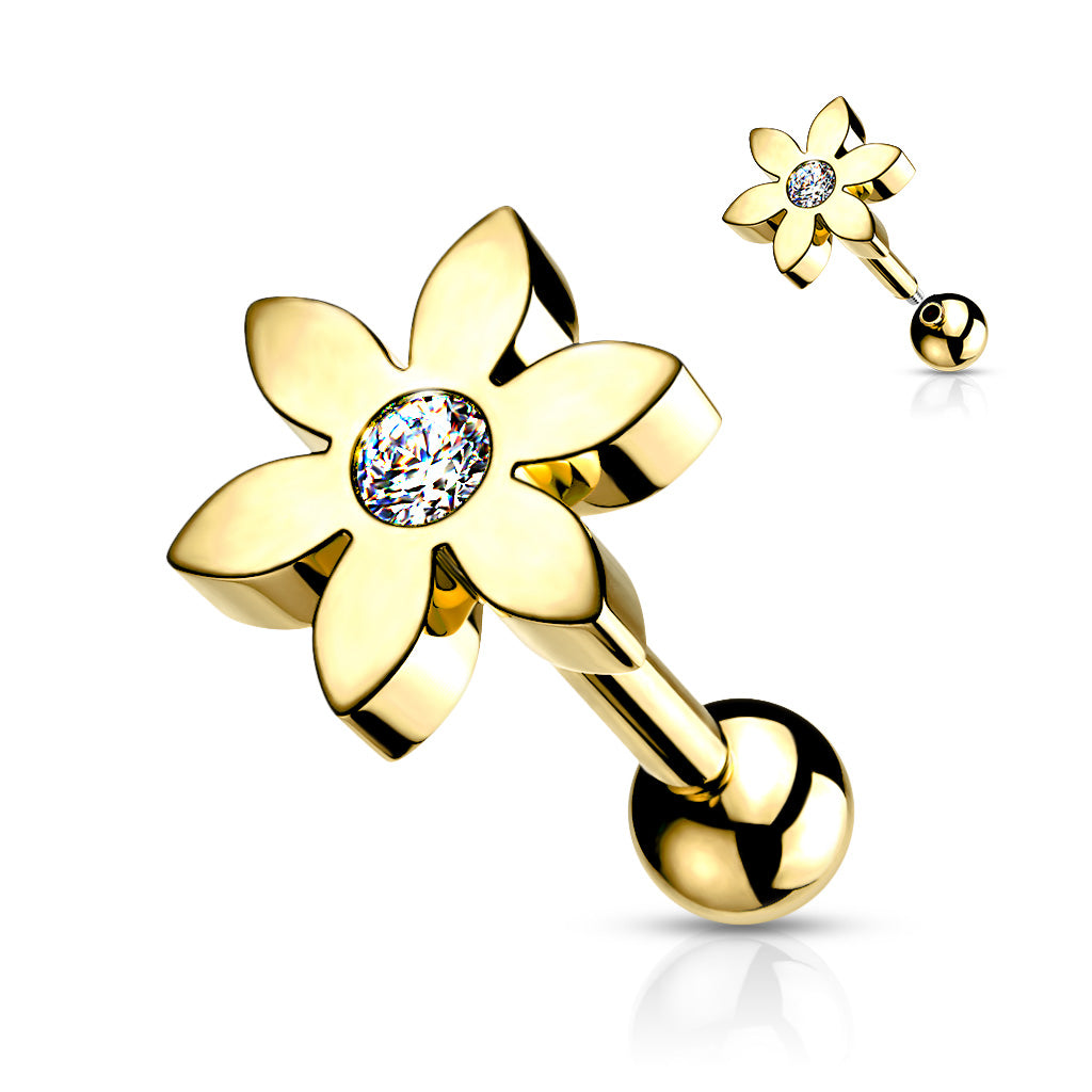 Cartilage - Flower Solitaire Gem