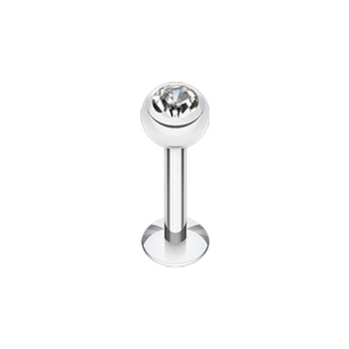 Labrets - Surgical Steel With Jewelled Ball