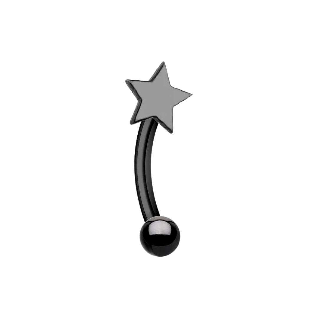 Curved Barbell - Blackline Star