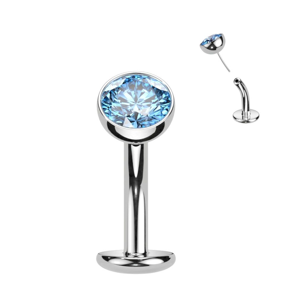 Belly Ring - TITANIUM - Threadless Floating