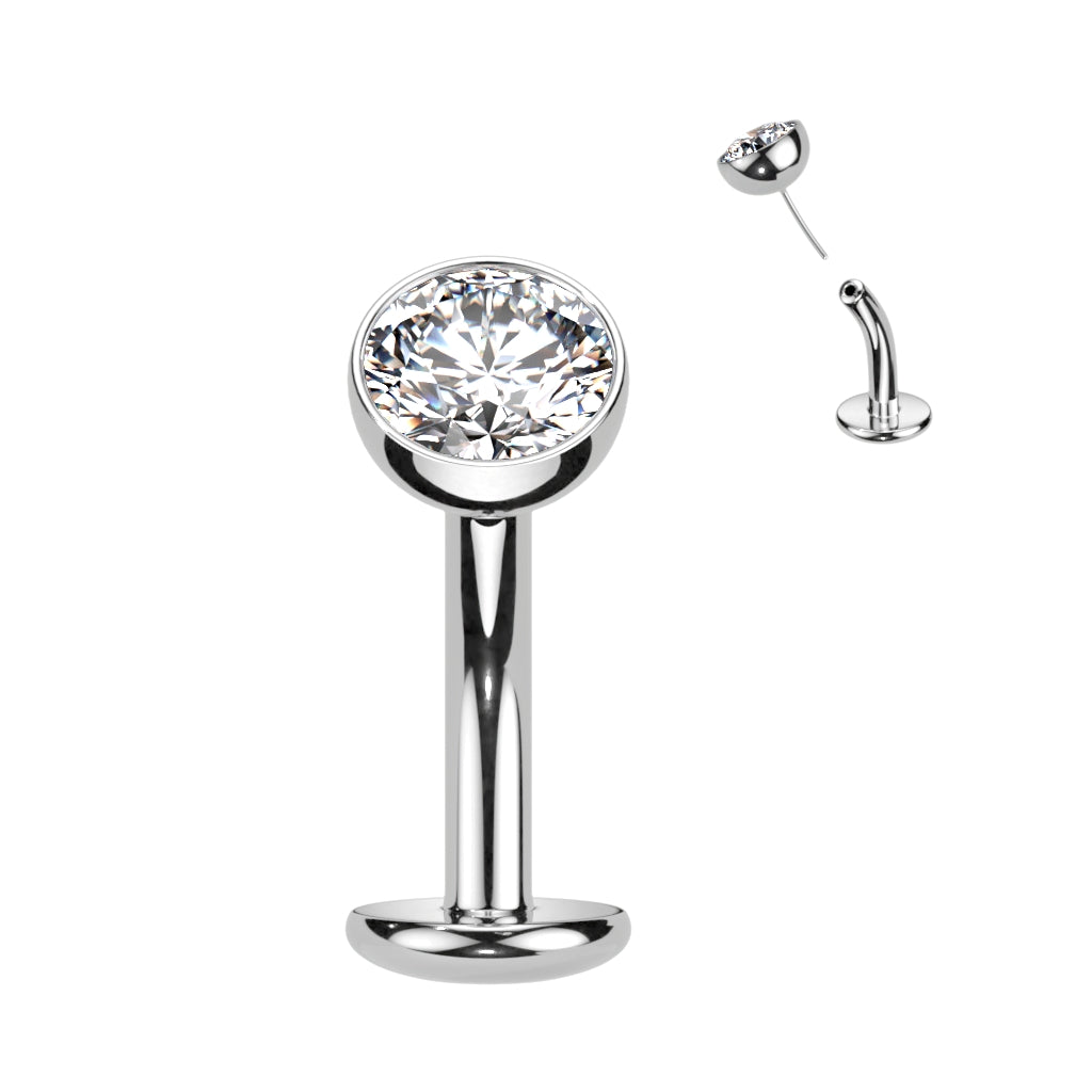 Belly Ring - TITANIUM - Threadless Floating