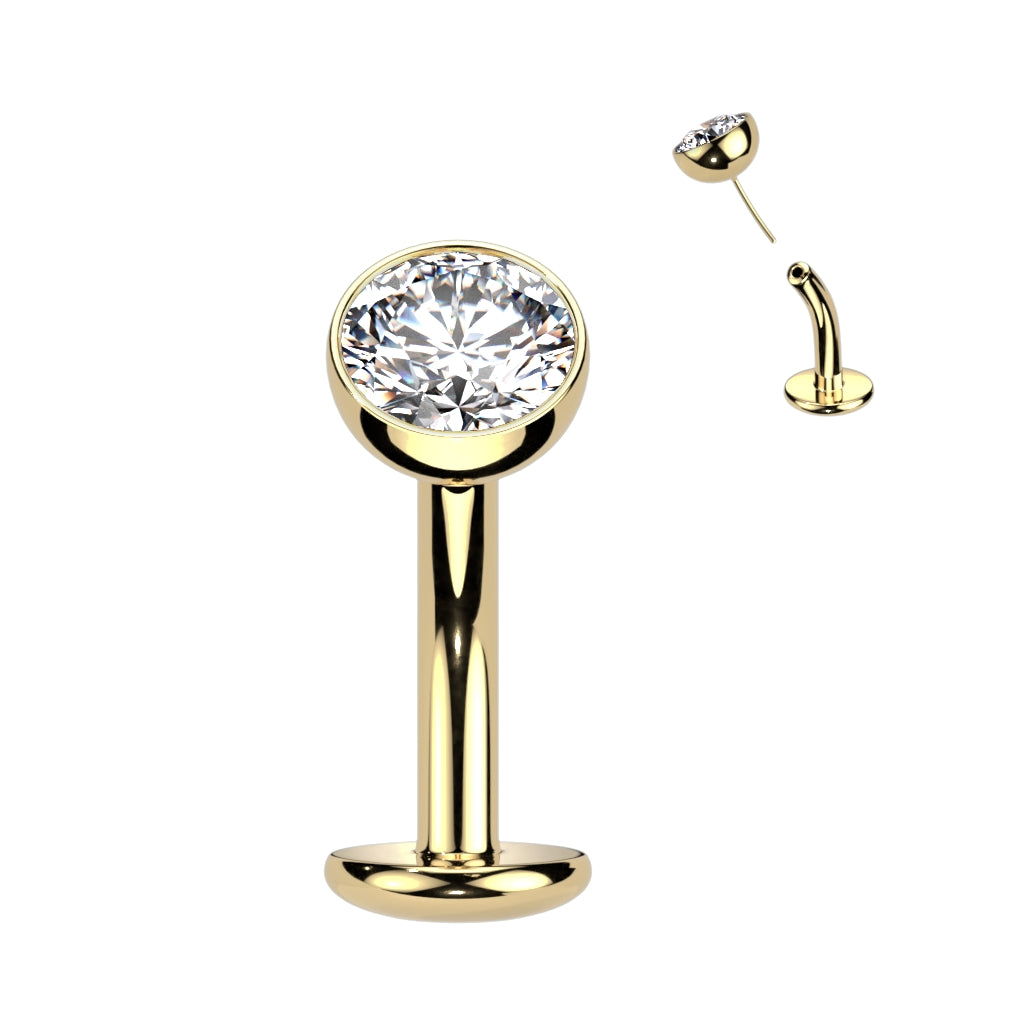 Belly Ring - TITANIUM - Threadless Floating