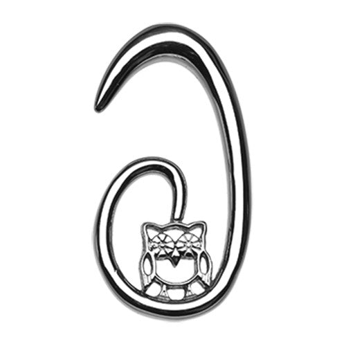 316L Surgical steel owl hangers.