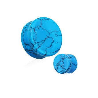 Organics - Natural Stone Plugs - Turquoise