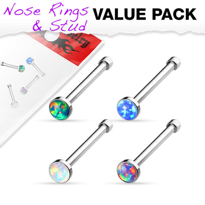 Value Pack - Nose Bones Opal