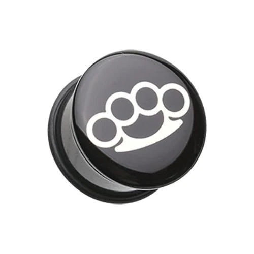 Last Chance Packs - Tunnels / Plugs Pairs - Acrylic Single Flare Brass Knuckles