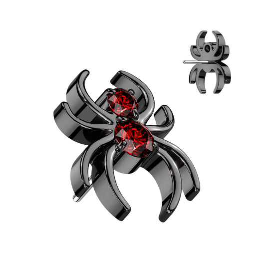PARTS - TITANIUM - Threadless Jewelled Spider