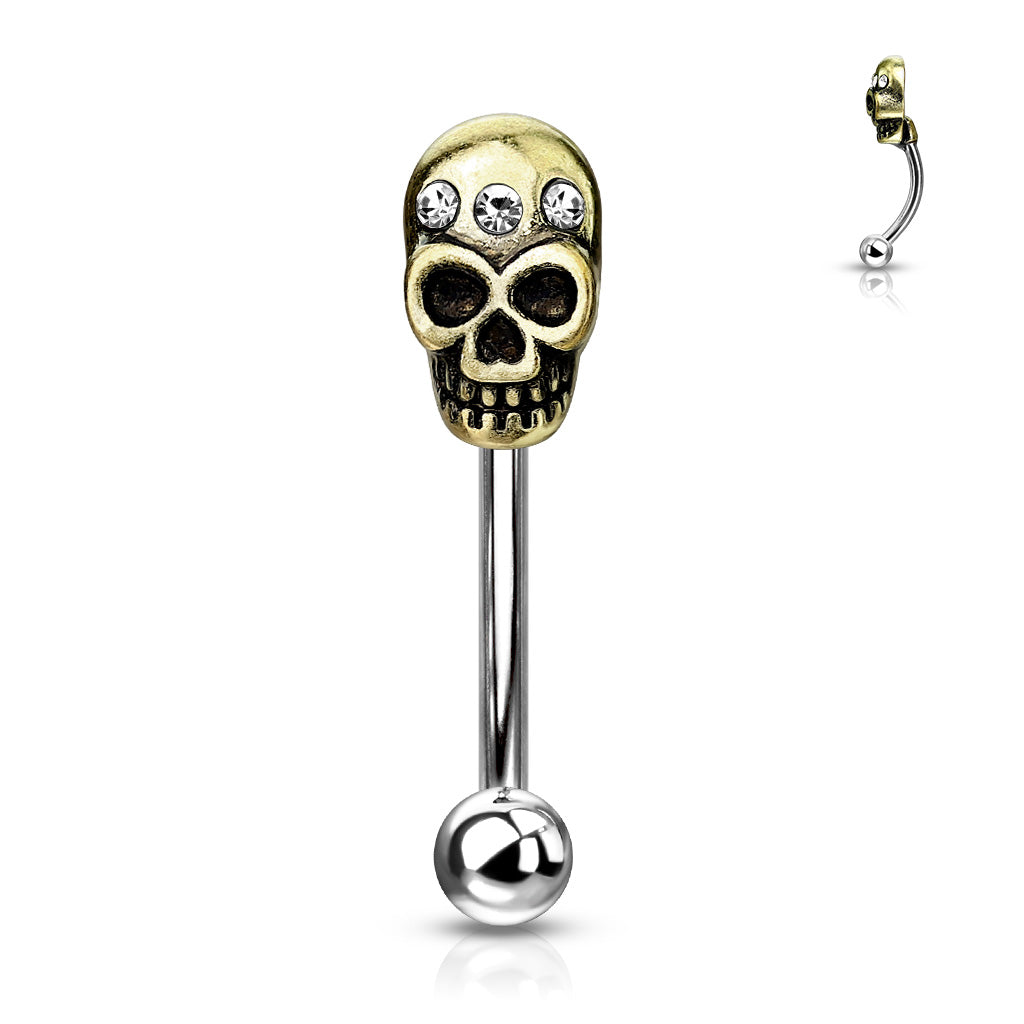Curved Barbell - Skull