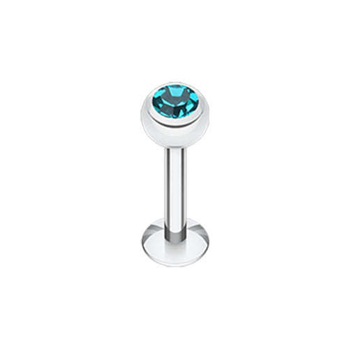 Labrets - Surgical Steel With Jewelled Ball