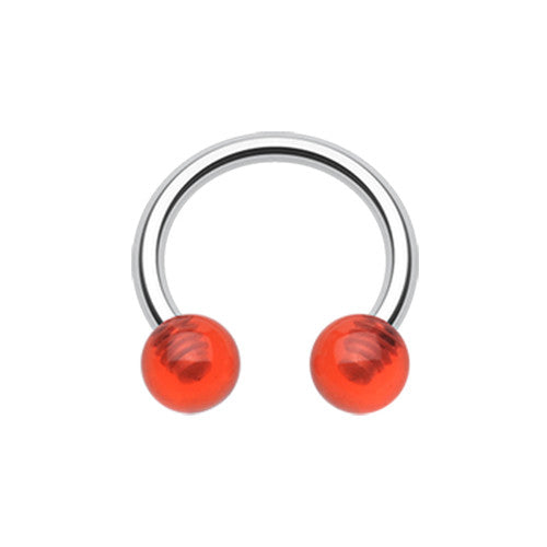 Circular Barbell - Acrylic Balls