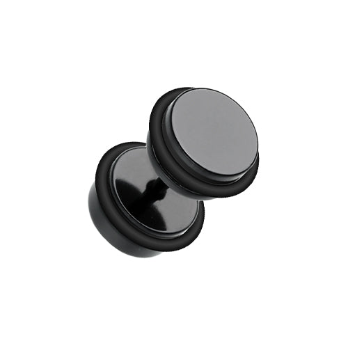 Faux Plugs - Blackline