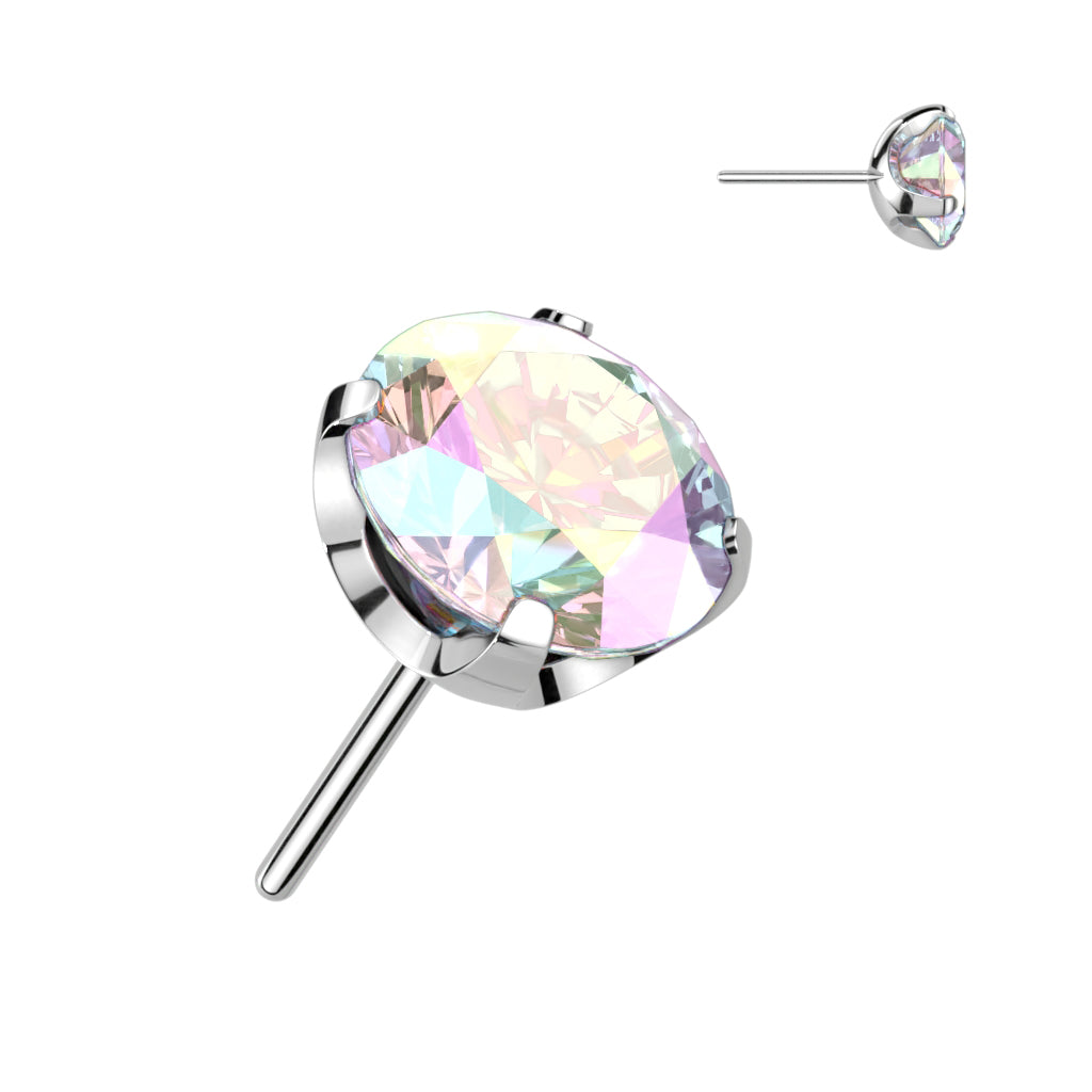 PARTS - TITANIUM - Threadless Prong-Set Gems