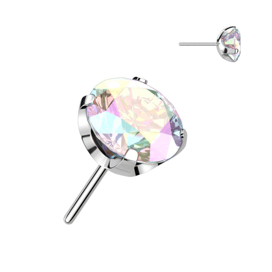 PARTS - TITANIUM - Threadless Prong-Set Gems