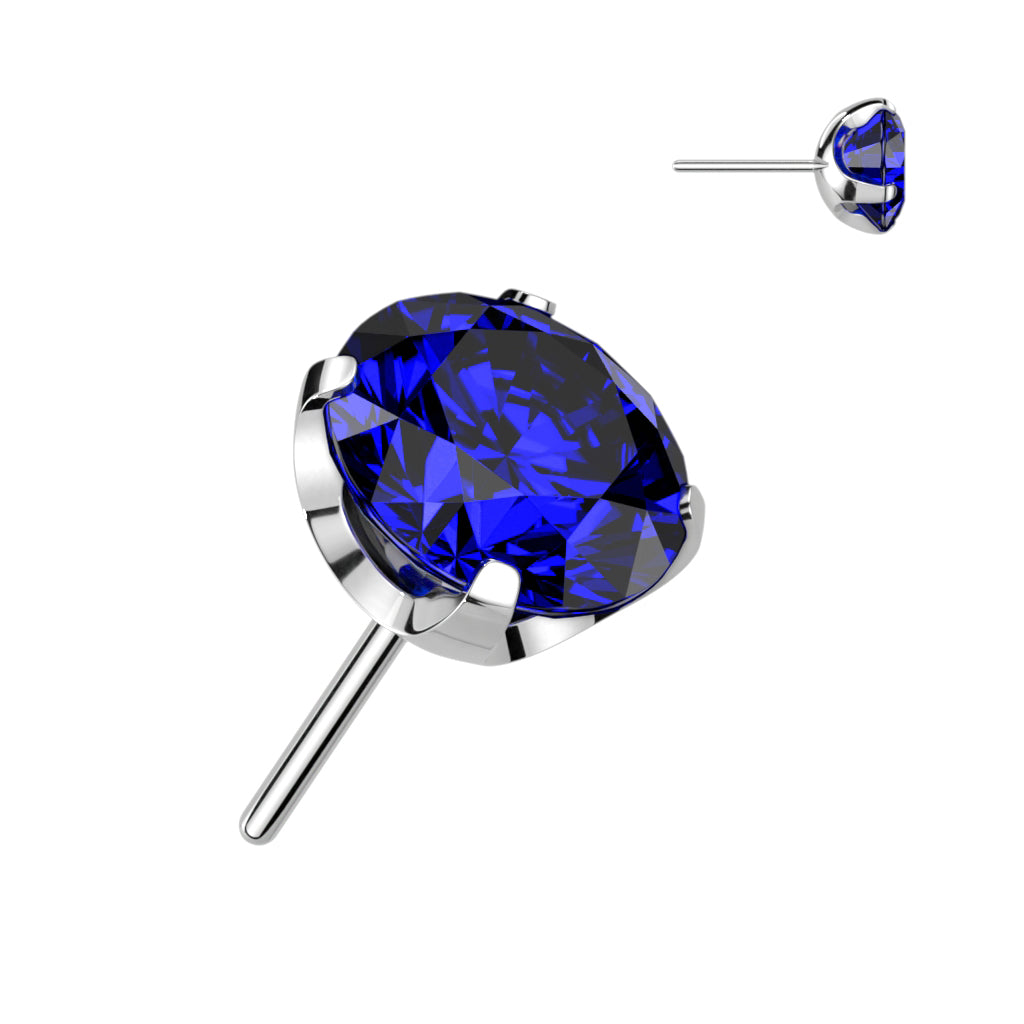 PARTS - TITANIUM - Threadless Prong-Set Gems