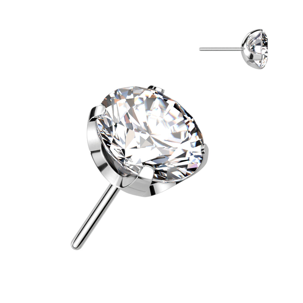 PARTS - TITANIUM - Threadless Prong-Set Gems