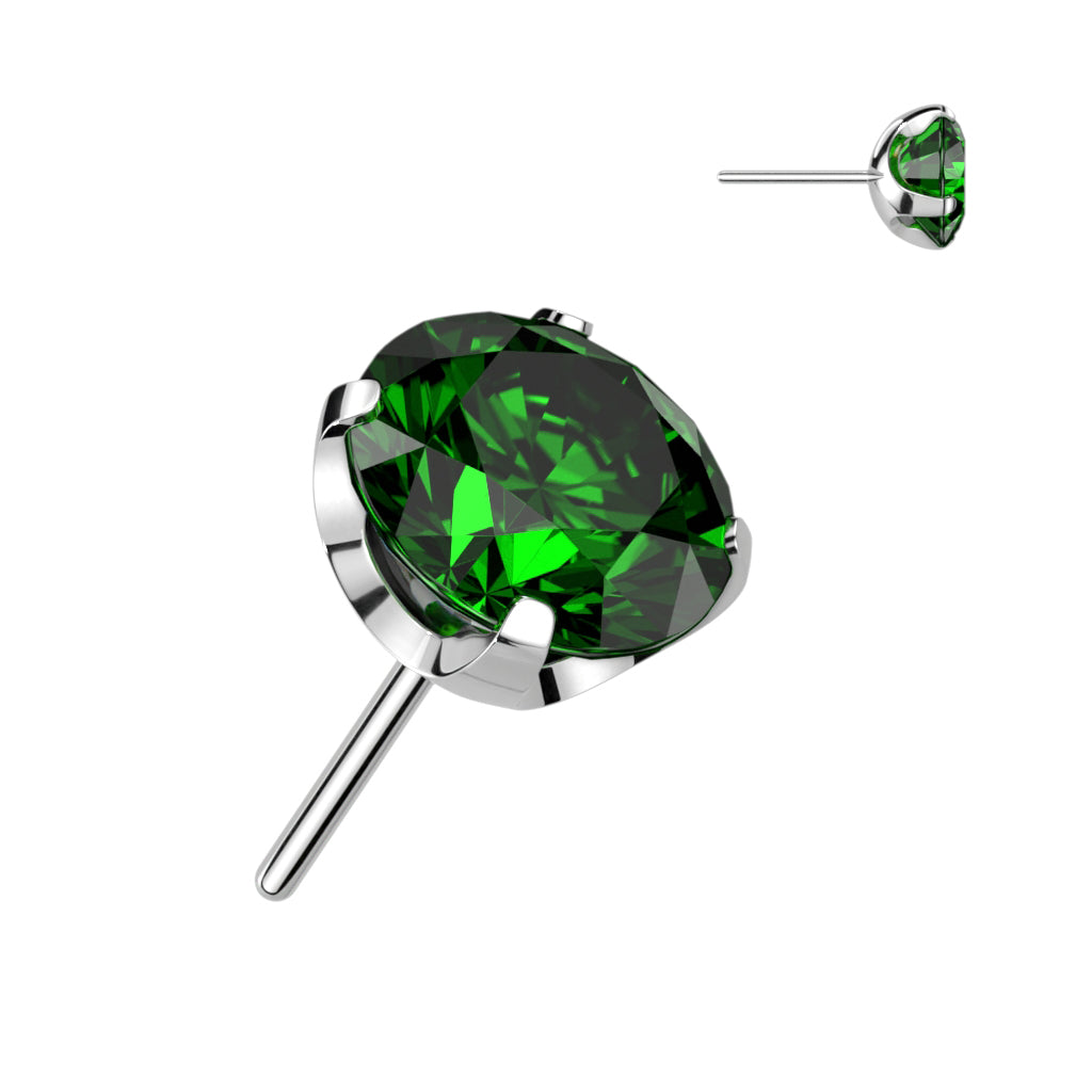 PARTS - TITANIUM - Threadless Prong-Set Gems