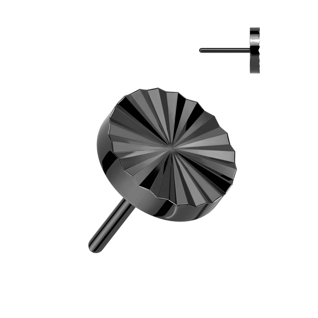 PARTS - TITANIUM - Threadless Diamond-Cut Round