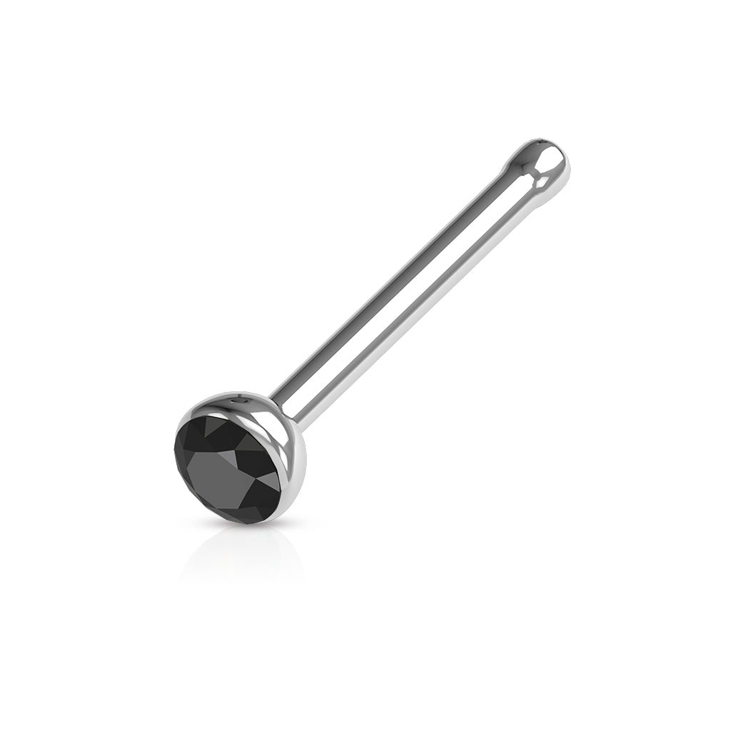 Nose Studs - Nose Bones With Press Set Gem